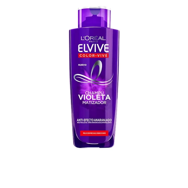 Shampooing L’Oréal Elvive Color‑Vive Violet – Déjaunisseur (Purple Shampoo) – 200 ml