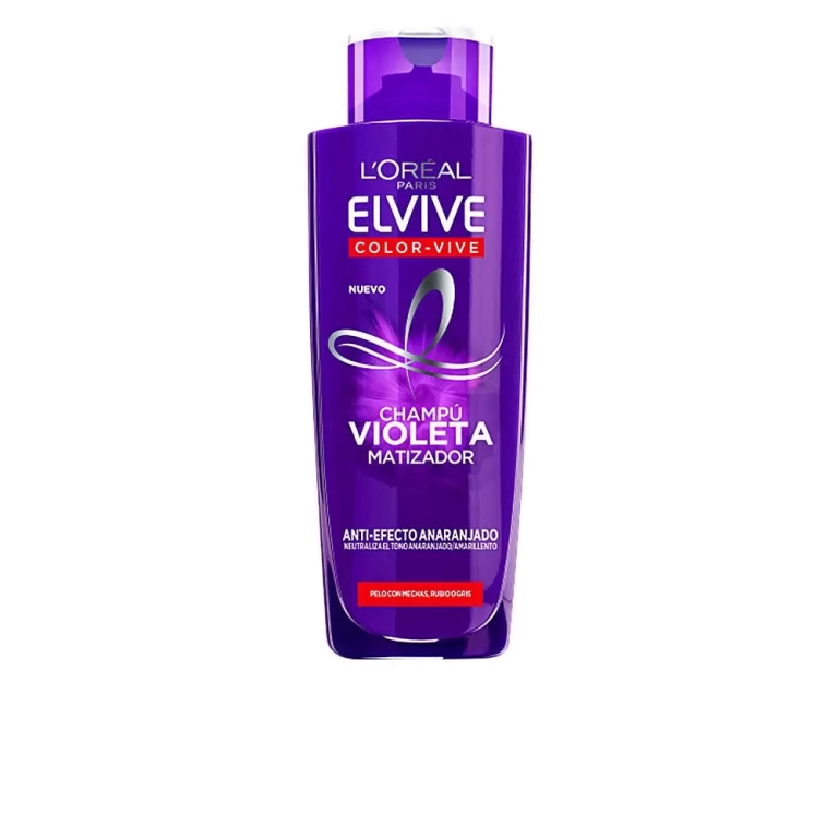 Shampooing L’Oréal Elvive Color‑Vive Violet – Déjaunisseur (Purple Shampoo) – 200 ml