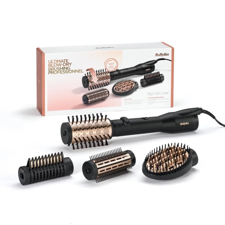 Brosse Soufflante Babyliss AS970E – Big Hair Luxe – Rotative 4‑en‑1, 650 W, Ionique
