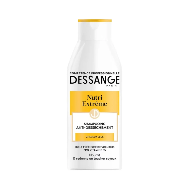 Shampooing Dessange Nutri‑Extrême Anti‑Dessèchement – Huile de Volubilis & Pro‑Vitamine B5 – 250 ml