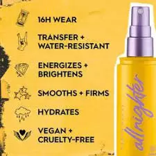 Urban Decay All Nighter Vitamin C + Cactus Flower Water Setting Spray (118 ml)