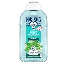 Shampooing Détox Fraîcheur – Infusion de Thé Vert BIO – Le Petit Marseillais (250 ml)