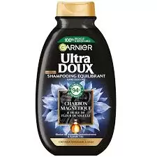 Shampooing Garnier Ultra Doux – Charbon Magnétique & Huile de Fleur de Nigelle – Équilibrant