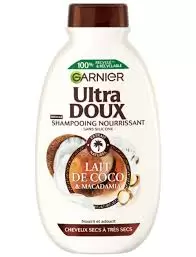 Garnier Ultra Doux – Shampooing Nourrissant Lait de Coco & Macadamia