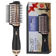 Profitez d’une routine coiffure complète avec ce pack alliant la brosse soufflante ENZO EN‑4130 8000 et le soin Levent Complete Hair.