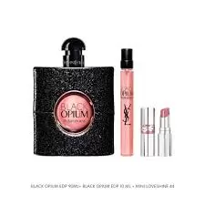 Coffret Black Opium – Mini Parfum & Rouge à Lèvres