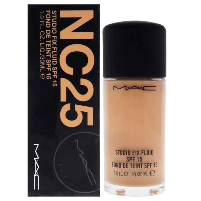 MAC Studio Fix Fluid SPF 15 – Fond de Teint Liquide NC25