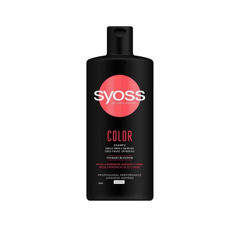 Shampooing Syoss Color Tsubaki Blossom – Protection et Brillance Couleur – 440 ml