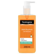 Neutrogena Gel Nettoyant Anti‑Boutons Visage – Peaux à tendance acnéique (200 ml)