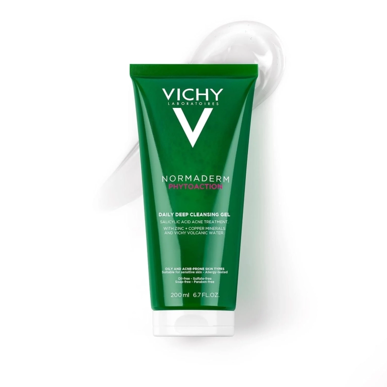 Gel Nettoyant Purifiant Vichy Normaderm Phytosolution – Peaux Grasses & Acnéiques